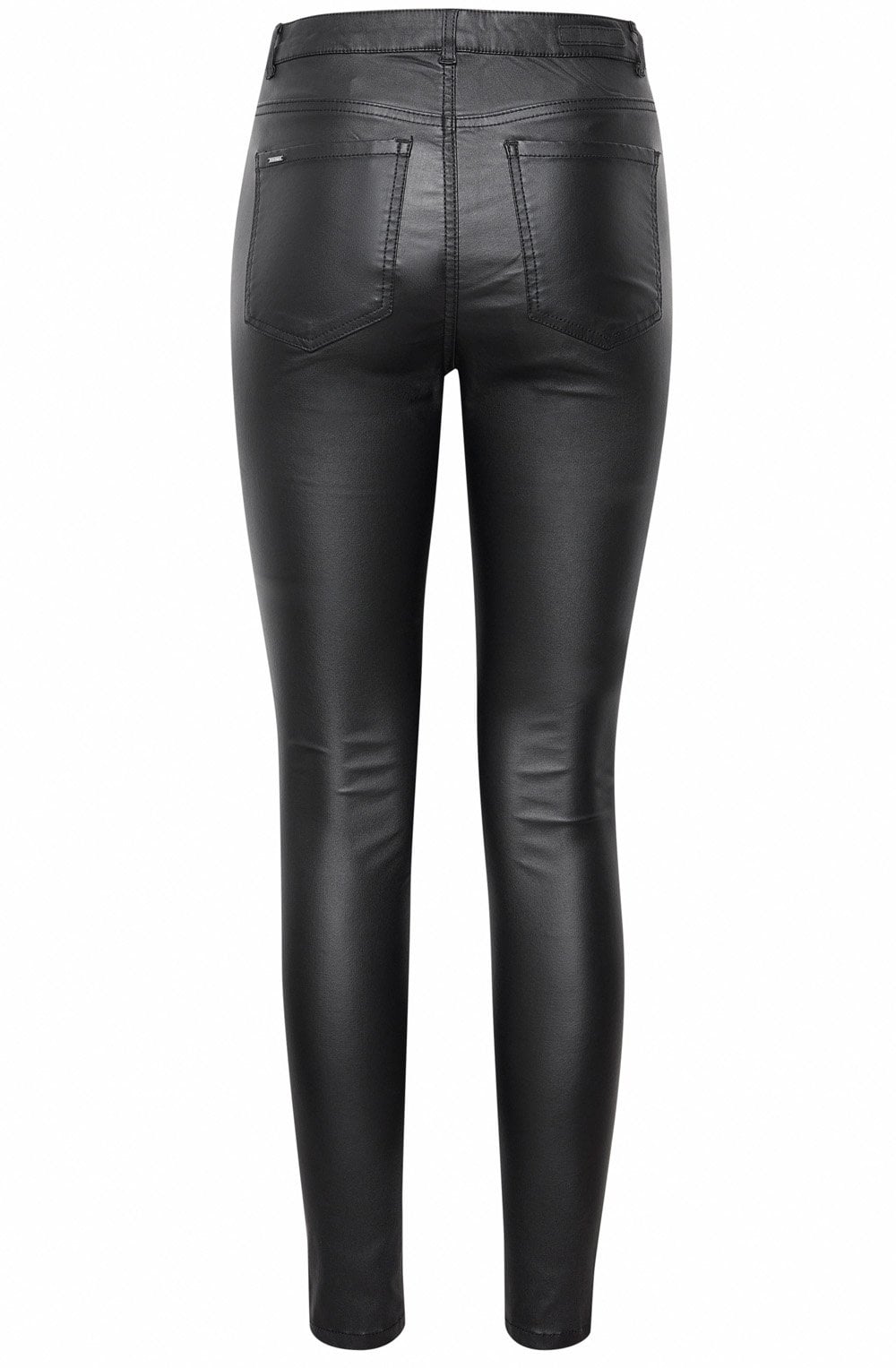 Lola Kiko Black Coated Skinny Trousers
