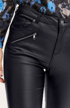 Lola Kiko Black Coated Skinny Trousers