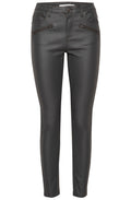 Lola Kiko Grey Coated Skinny Trousers