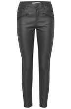 Lola Kiko Grey Coated Skinny Trousers