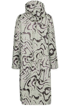 Long Tea Abstract Animal Raincoat