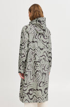Long Tea Abstract Animal Raincoat