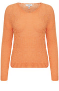 Mala Muskmelon Open Knit Top