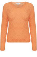 Mala Muskmelon Open Knit Top
