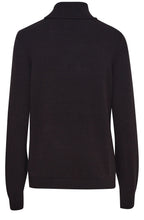 Manina Black Polo Neck Jumper