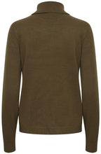Manina Olive Night Polo Neck Jumper