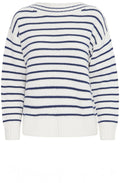 Marshmallow and Navy Stripes Jumper