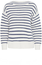 Marshmallow and Navy Stripes Jumper