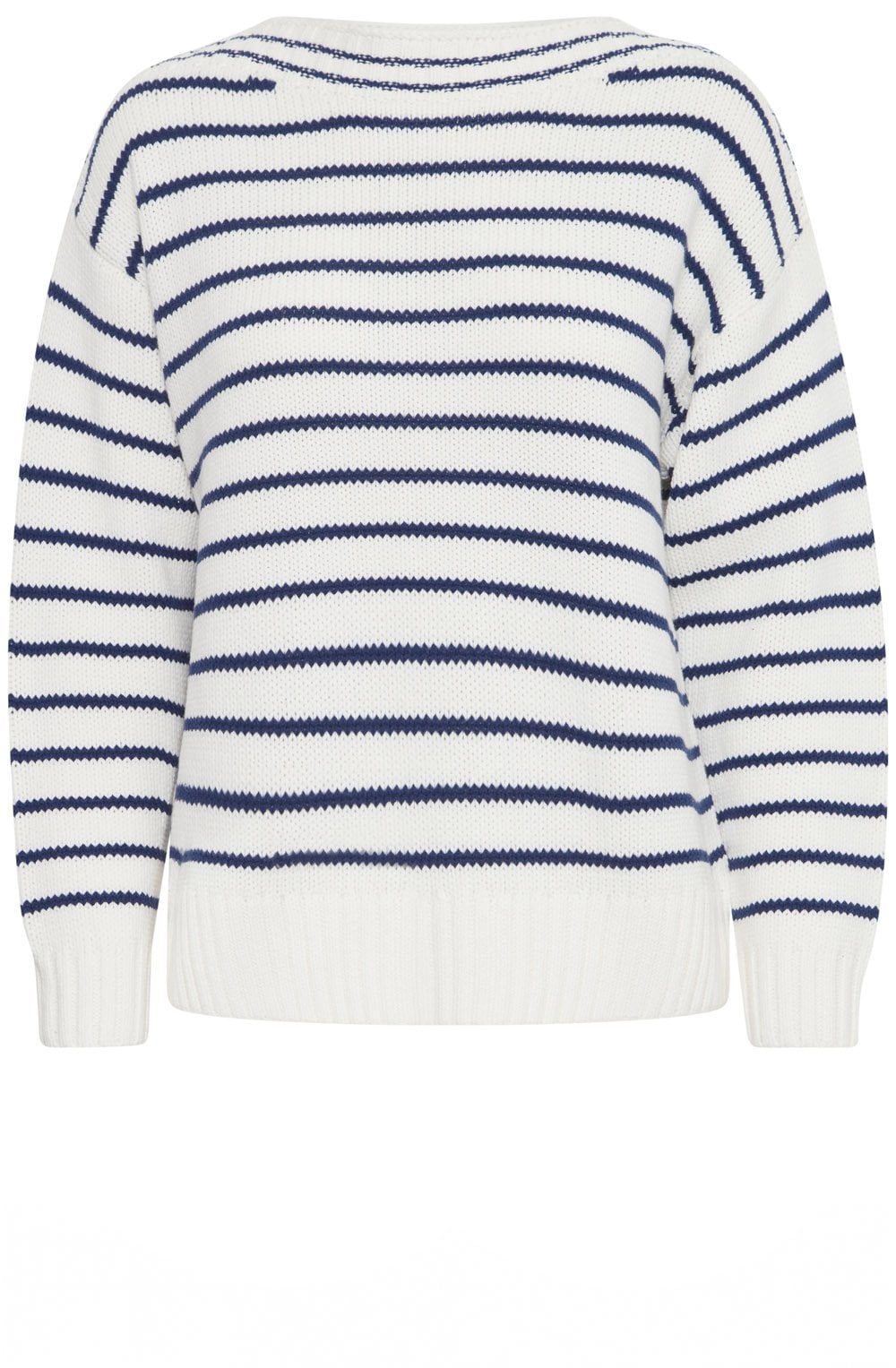 Marshmallow and Navy Stripes Jumper