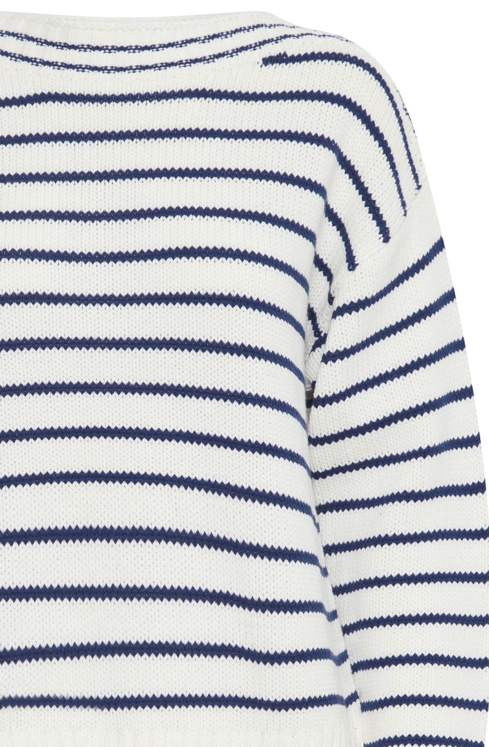 Marshmallow and Navy Stripes Jumper