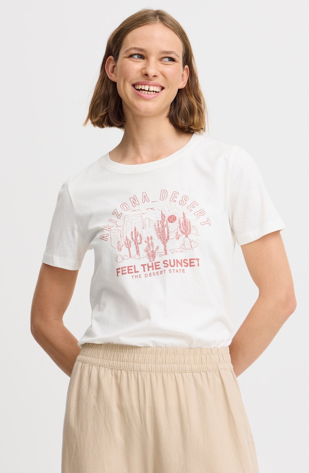 Marshmallow Arizona Desert T Shirt