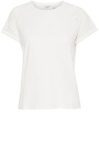 Marshmallow Broderie Anglaise Raglan T Shirt