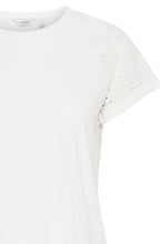 Marshmallow Broderie Anglaise Raglan T Shirt