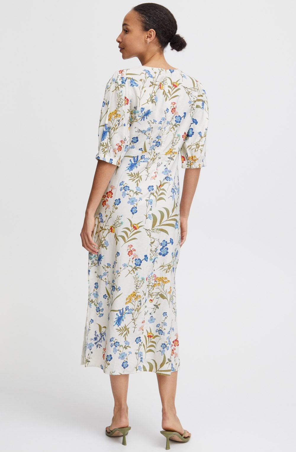 Marshmallow Floral Imilda Dress