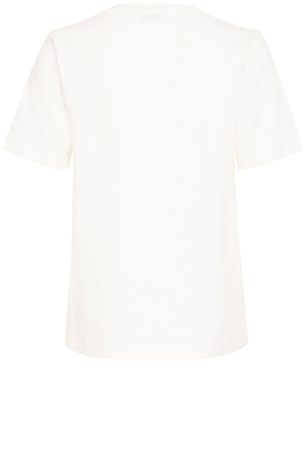 Marshmallow Flower Embroidery T Shirt