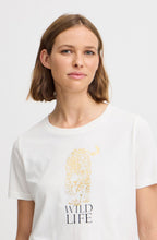 Marshmallow Gold Foil Wild Life T Shirt