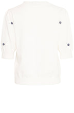Marshmallow Mix Floral Embroidered Jumper