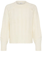 Marshmallow Super Soft Crochet Detail Jumper