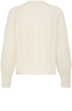 Marshmallow Super Soft Crochet Detail Jumper