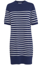 Medieval Blue Short Sleeved Knitted Dress