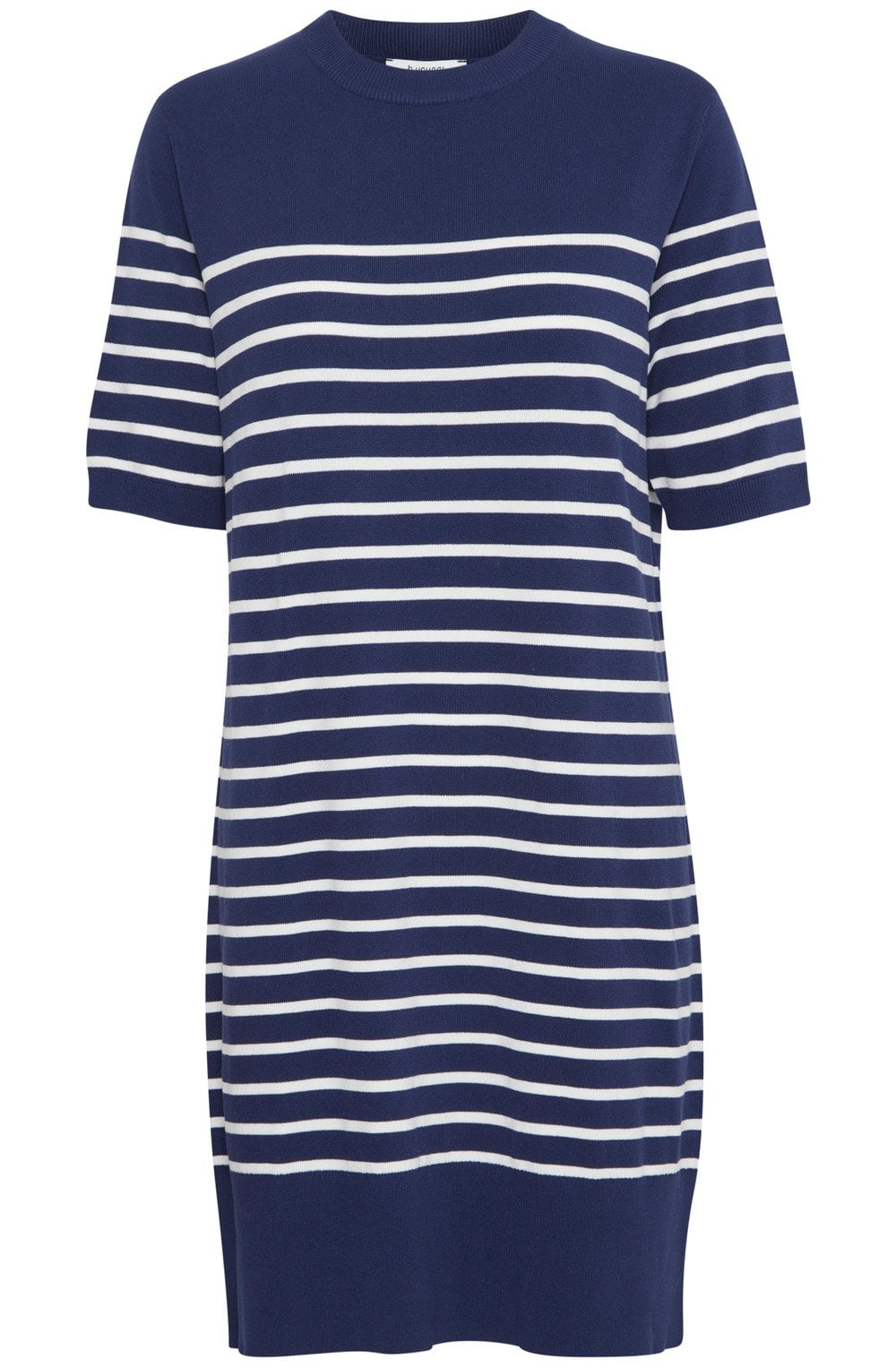 Medieval Blue Short Sleeved Knitted Dress