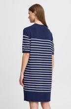 Medieval Blue Short Sleeved Knitted Dress