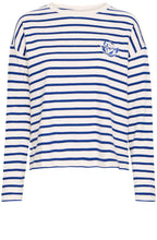 Medieval Blue Striped Summer Weight Sweatshirt