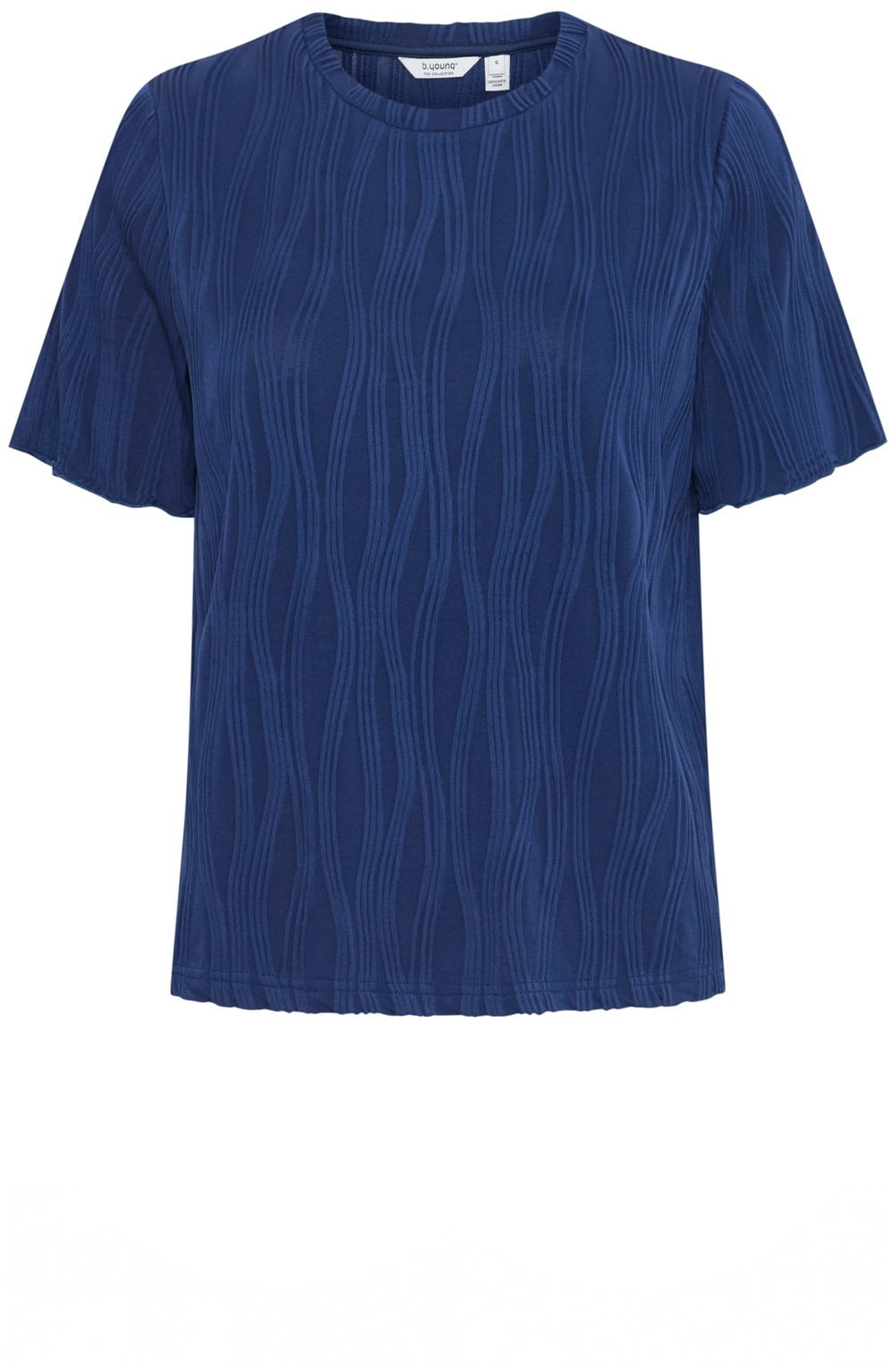 Medieval Blue Textured Top