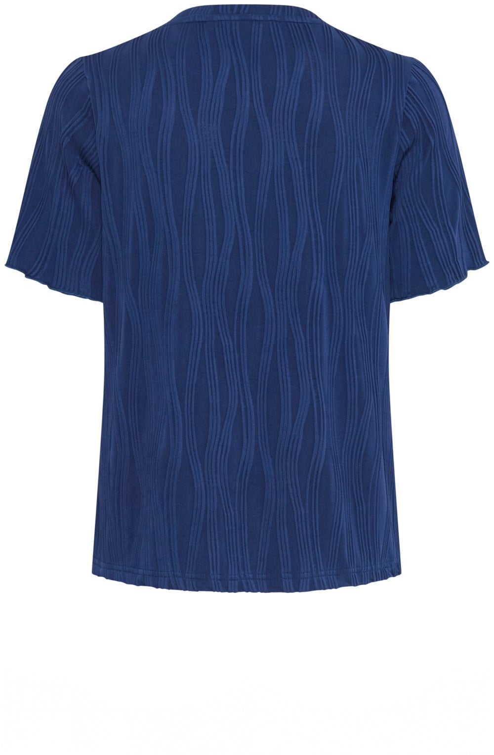 Medieval Blue Textured Top