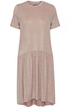Metallic Smock Dress