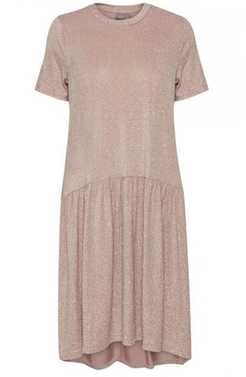 Metallic Smock Dress