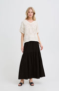 Meteorite Linen Mix Boho Skirt