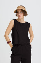 Meteorite Linen Mix Button Back Blouse