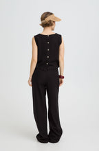 Meteorite Linen Mix Button Back Blouse