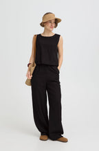 Meteorite Linen Mix Button Back Blouse