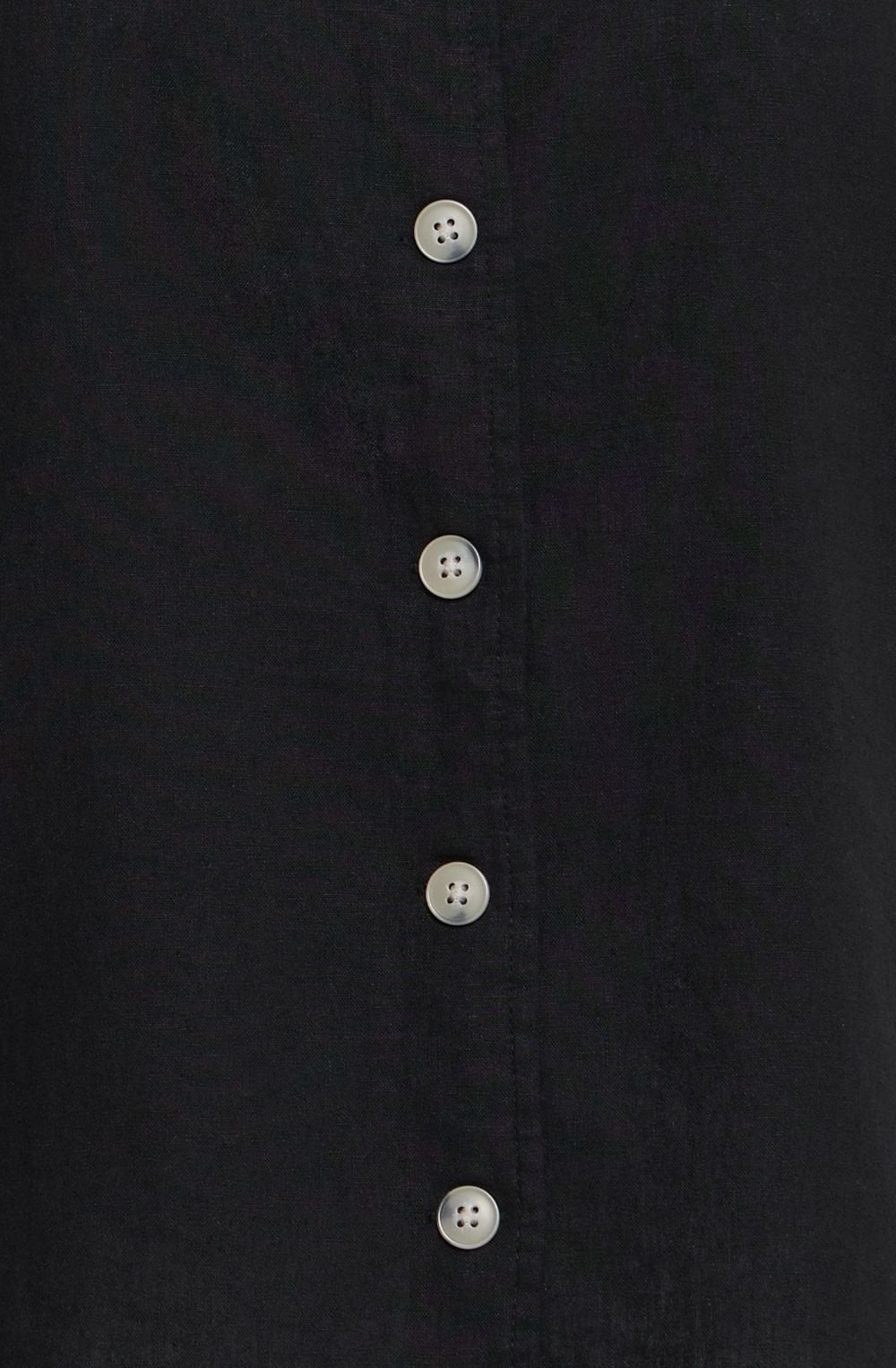 Meteorite Linen Mix Ruffle Sleeve Shirt