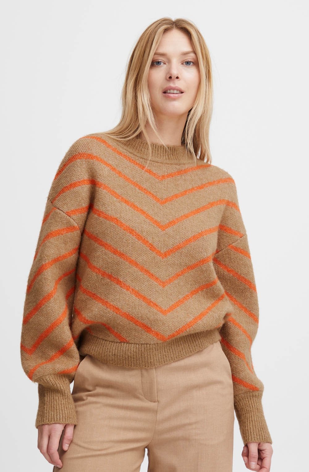 Mica Flame Mix Striped Jumper