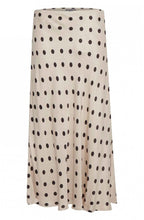 Mid Length Spot Print Skirt
