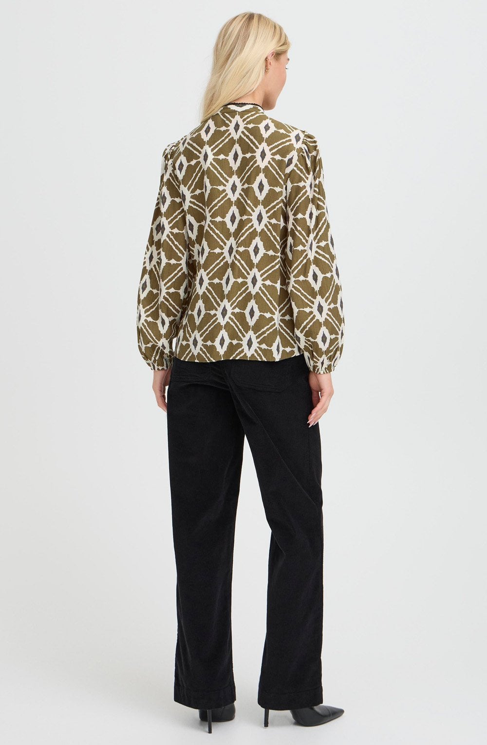 Military Olive Frill Shirt
