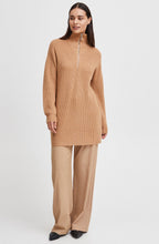 Milo Tiger's Eye Half Zip Knitted Tunic