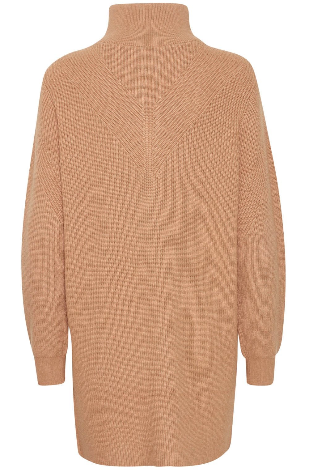 Milo Tiger's Eye Half Zip Knitted Tunic