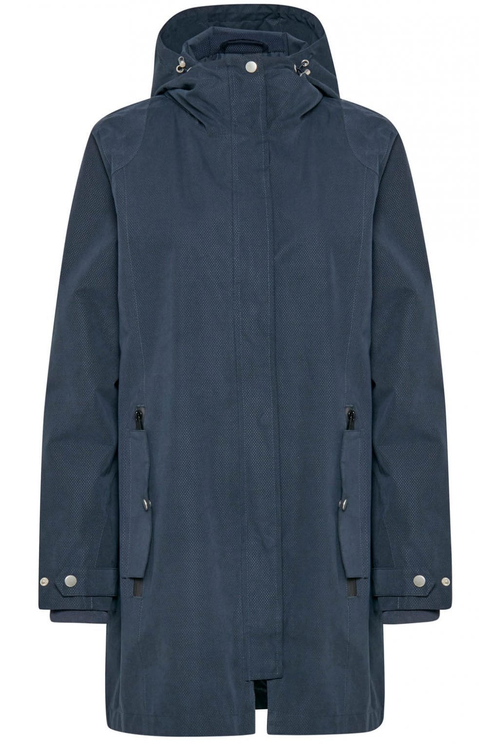Moonlight Blue Waterproof Coat