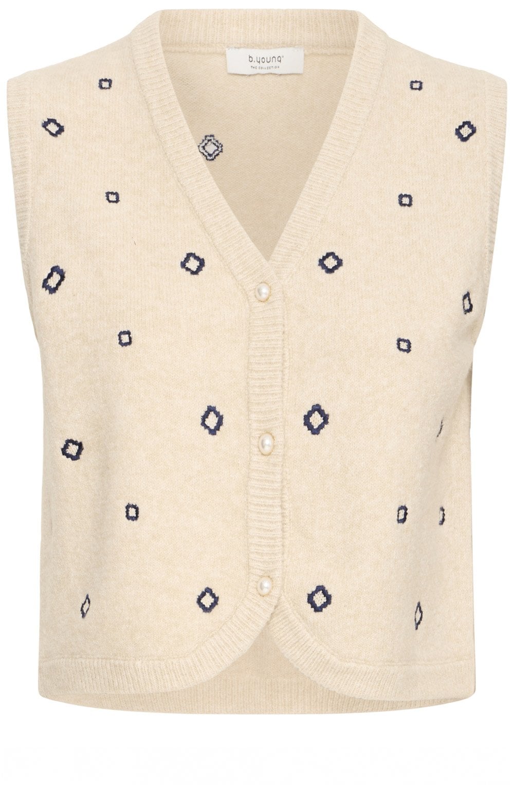 Nadika Oyster Embroidered Waistcoat