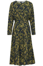Navy Blazer Abstract Mix Hanva Dress