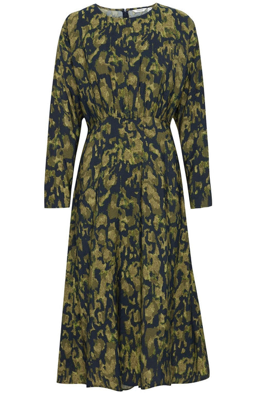 Navy Blazer Abstract Mix Hanva Dress