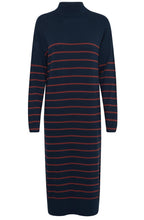 Navy Blazer MMorla Turtle Neck Dress