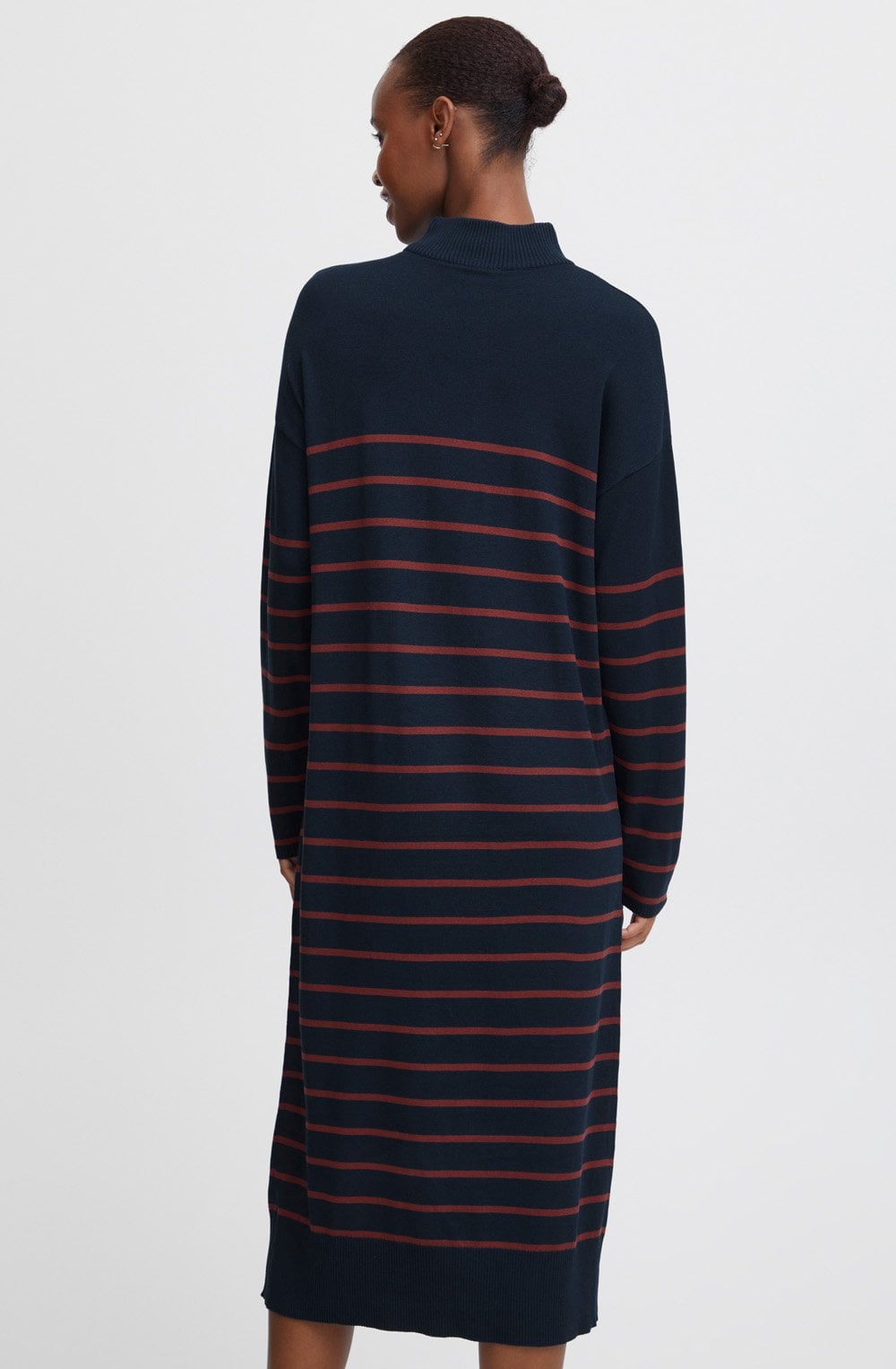 Navy Blazer MMorla Turtle Neck Dress