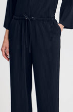 Navy Blazer Pleated Wide Leg Trissa Trousers