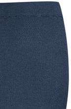 Navy Blazer Ribbed Knit Mmorla Skirt