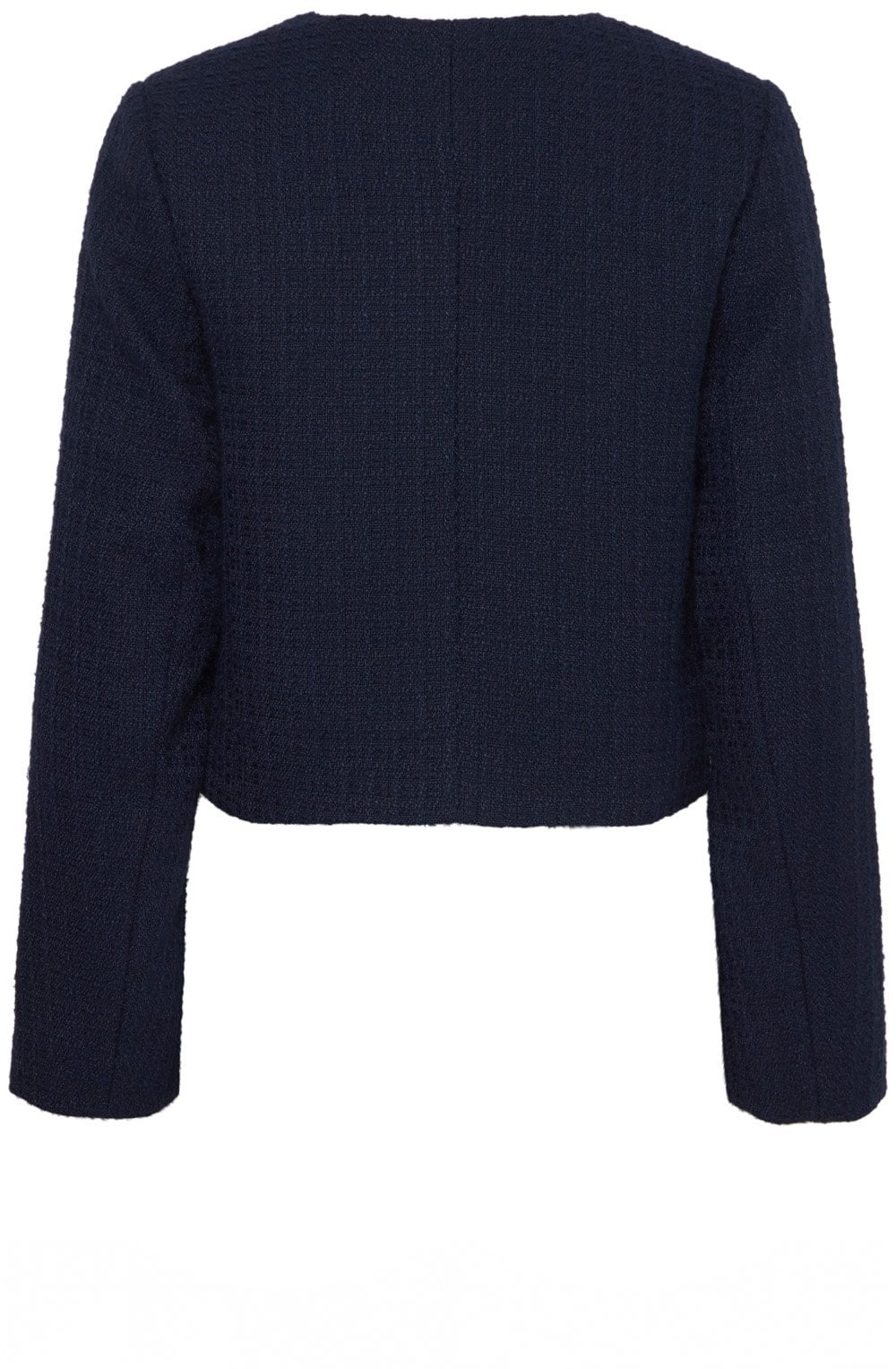 Navy Epia Bucle Box Blazer